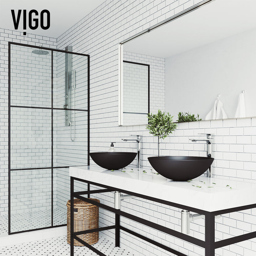 Matte Shell Round Vessel Bathroom Sink