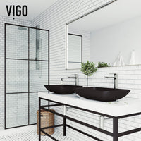 Matte shell finish glass sink for modern bathroom design