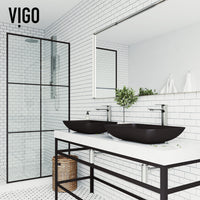 Matte Shell Rectangular Vessel Bathroom Sink