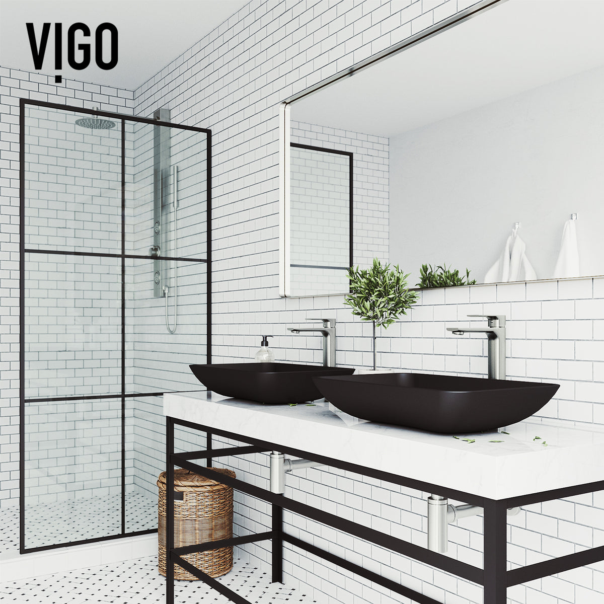 Matte Shell Rectangular Vessel Bathroom Sink