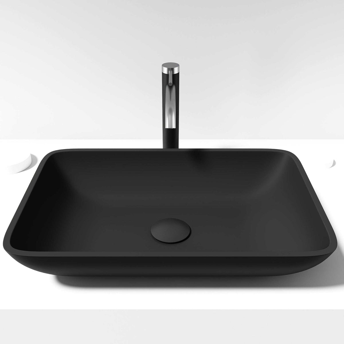 Noma  MatteShell™ Rectangular Glass Vessel Sink