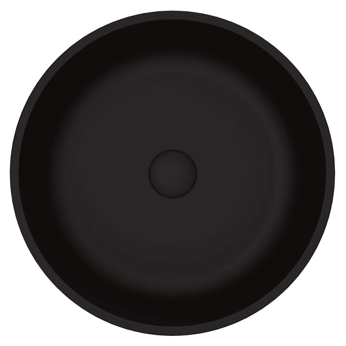 Matte shell glass vessel sink with modern design and rust-resistant propertiesю. Noma MatteShell Round Glass Vessel Sink 17 inch