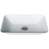 Sottile Rectangular Glass Vessel Sink