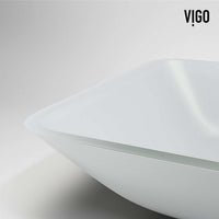 Certified white glass sink for commercial and residential use