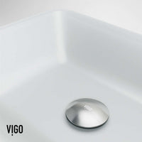 White glass sink with 4-inch height and vessel installation