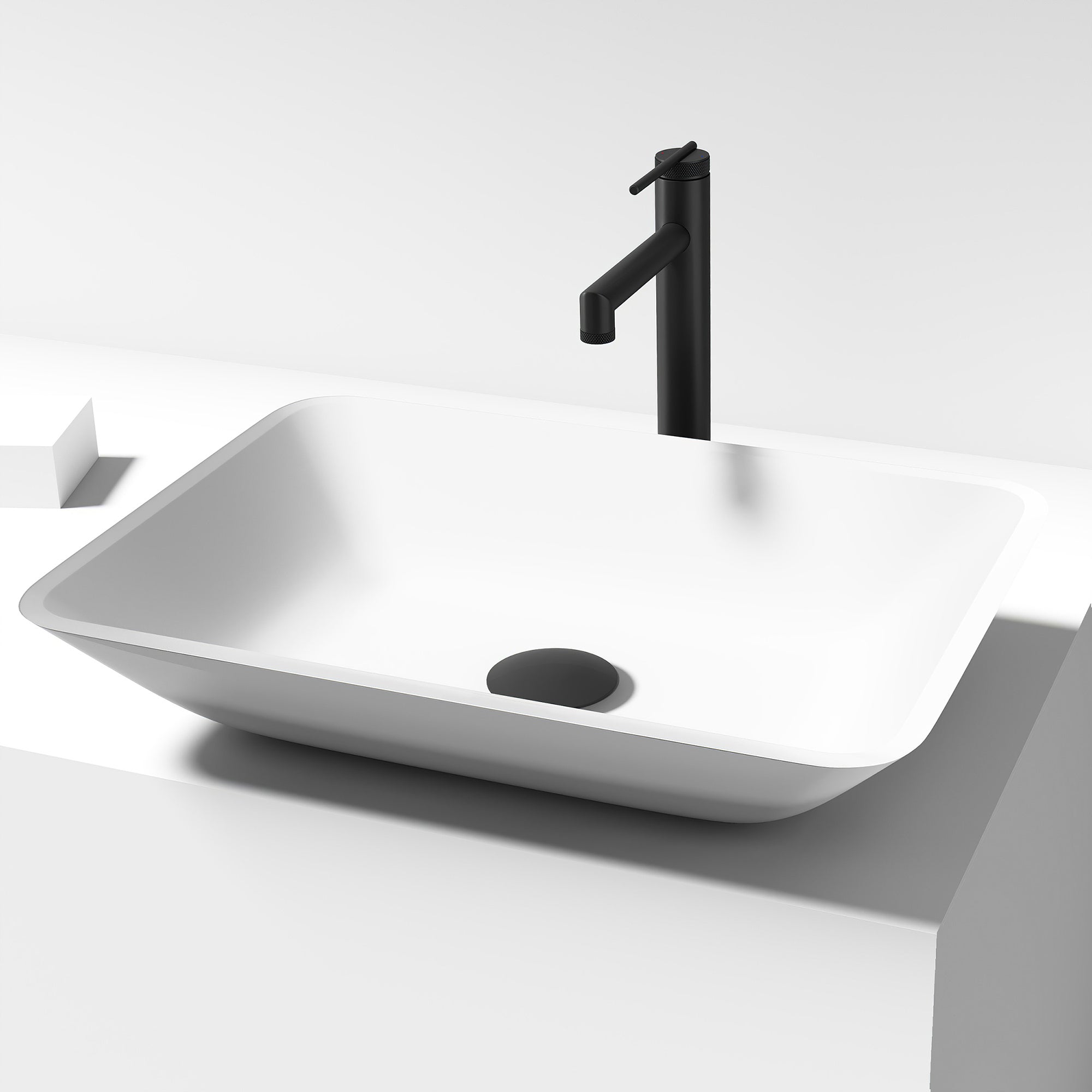 Sottile Rectangular Glass Vessel Sink