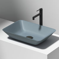 Sottile Rectangular Glass Vessel Sink