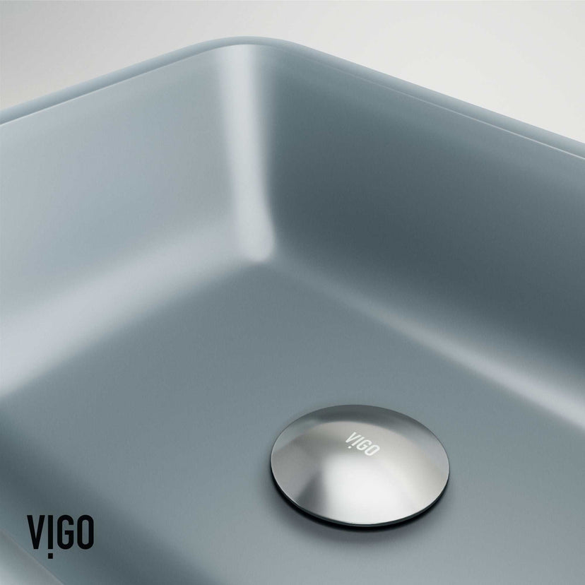 Metallic glass sink with 4-inch height and vessel installation