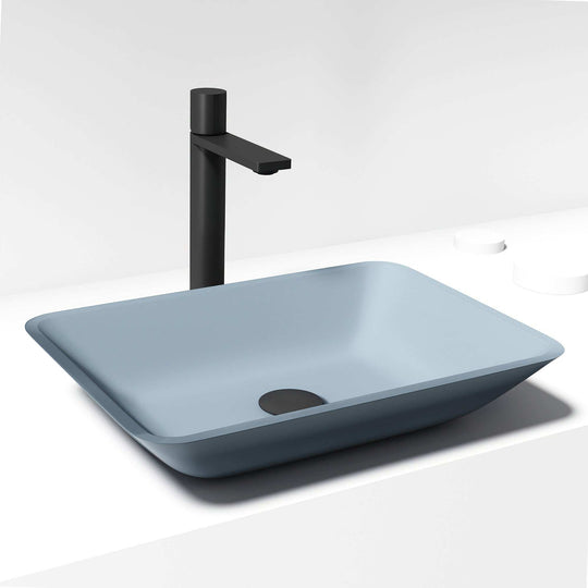 Sottile Rectangular Glass Vessel Sink
