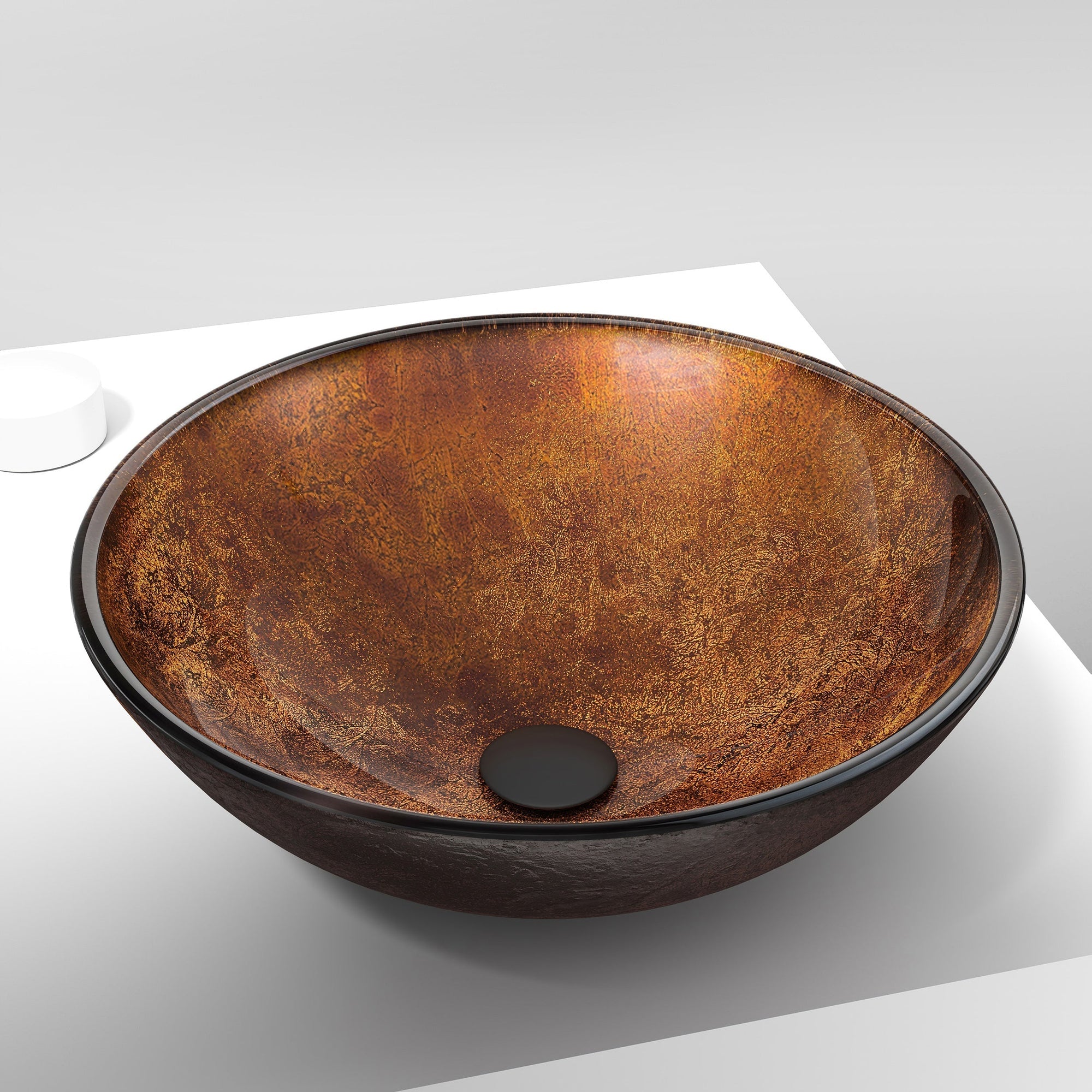 Giovanni Round Glass Vessel Sink