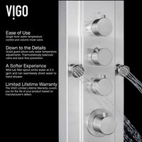Wall-mounted shower unit with flexible hose, pressure balance, and round stainless steel head