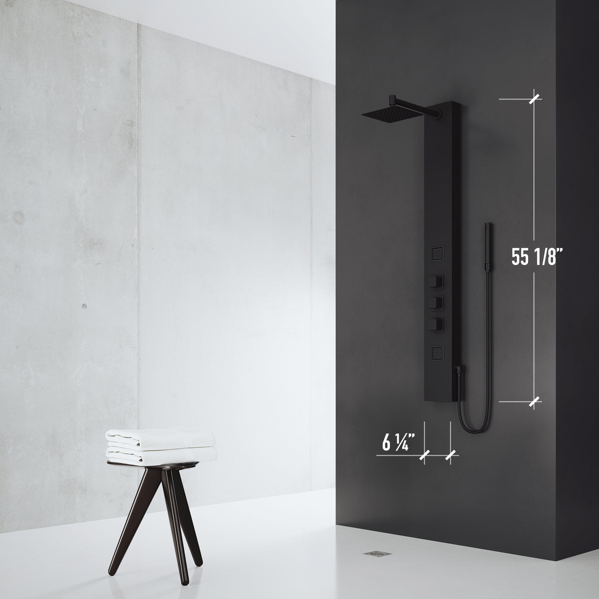 Davidson Rector 2-Jet Shower Panel System