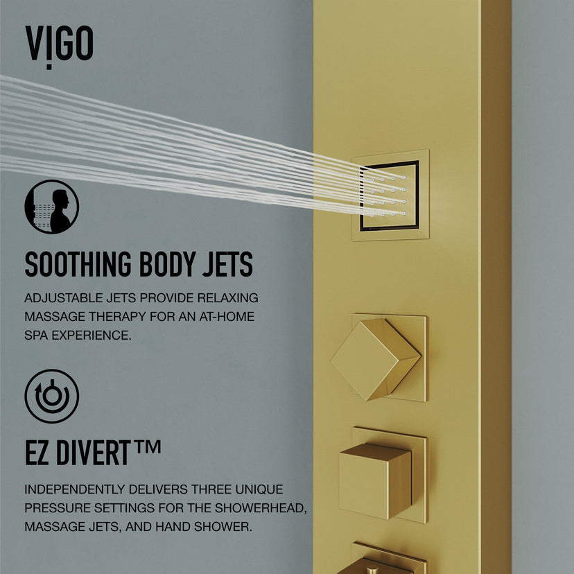 Low flow shower system with kink-free hose and hot/cold indicators
