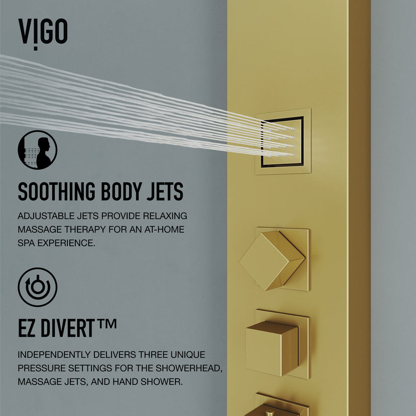 Davidson Rector 2-Jet Shower Panel System