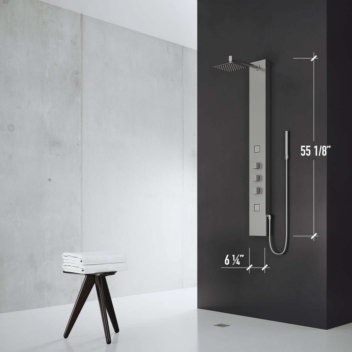 Davidson Rector 2-Jet Shower Panel System