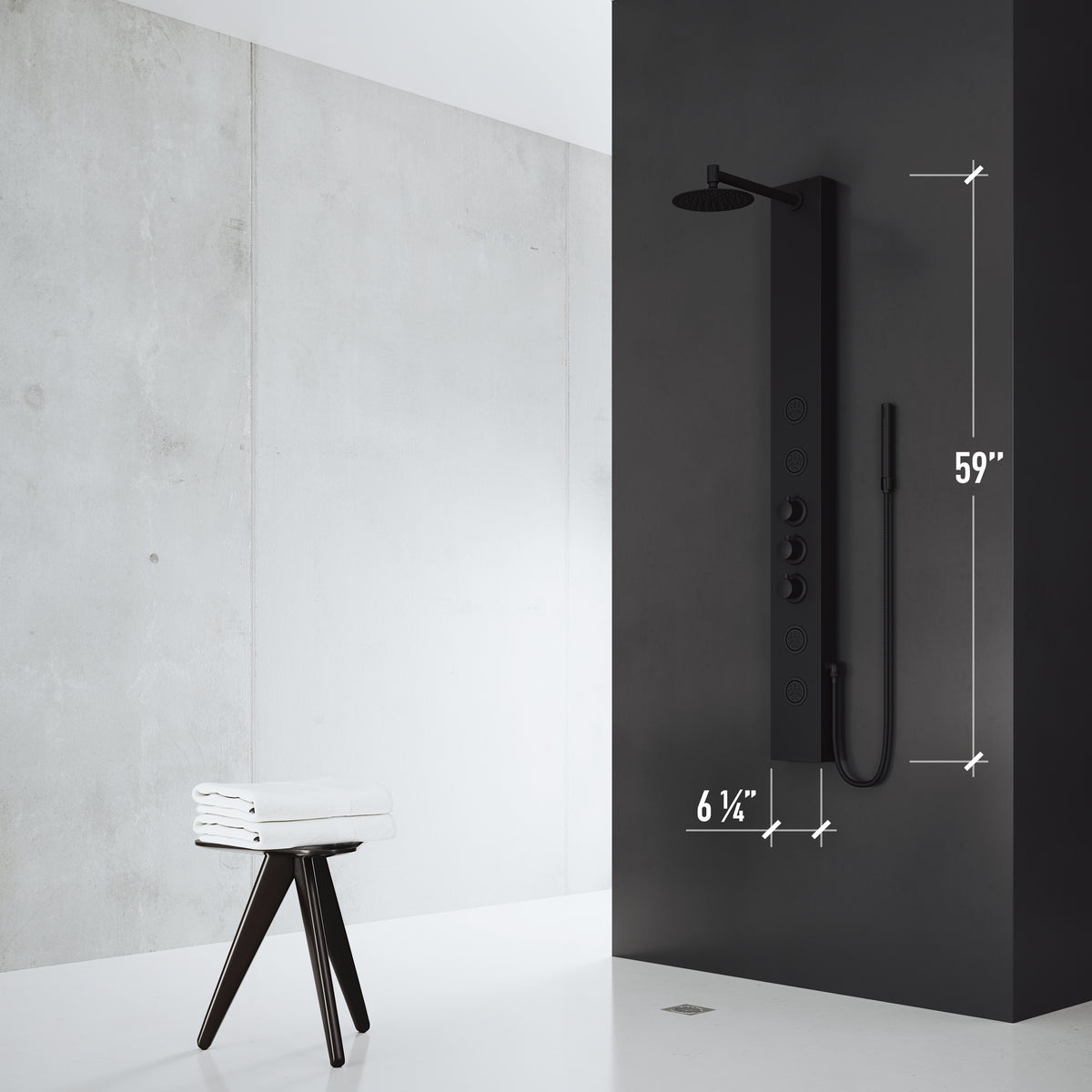 Elan Ellington 4-Jet Shower Panel System
