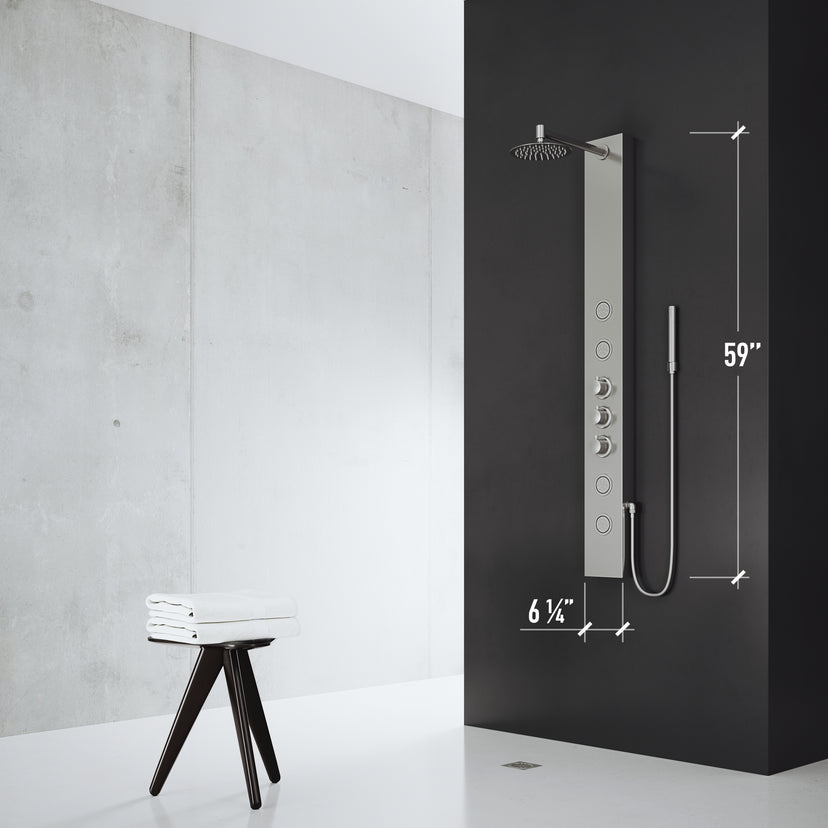 Elan Ellington 4-Jet Shower Panel System