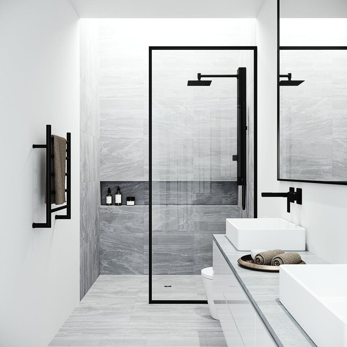 Orchid Retrofit 2-Jet Shower Panel System