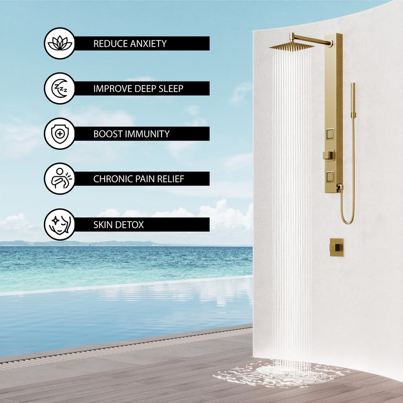 Orchid Retrofit 2-Jet Shower Panel System