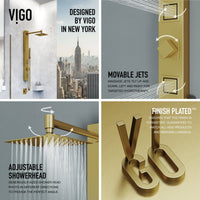 Wall-mounted shower system with body jets, flexible hose, and knob handles