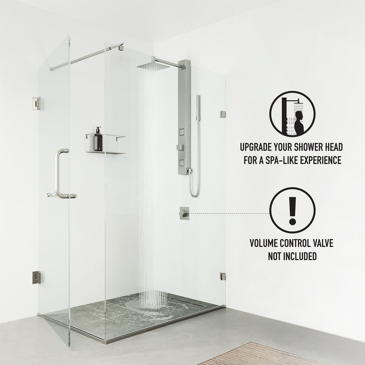 Orchid Retrofit 2-Jet Shower Panel System