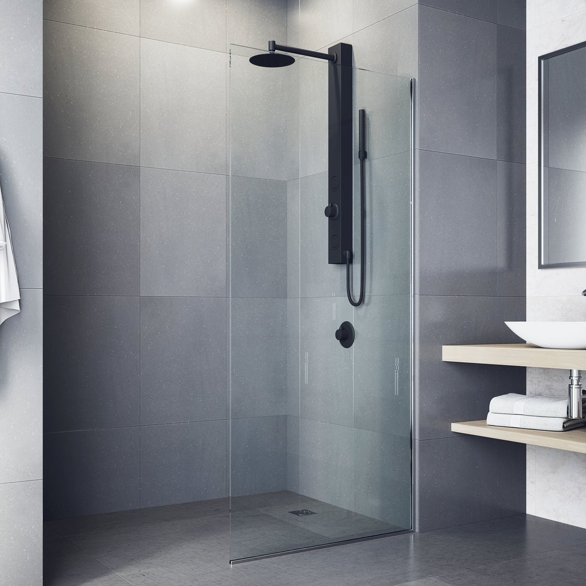 Meridian Retrofit 2-Jet Shower Panel System
