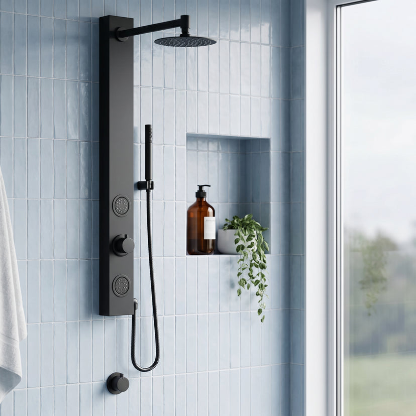 Meridian Retrofit 2-Jet Shower Panel System