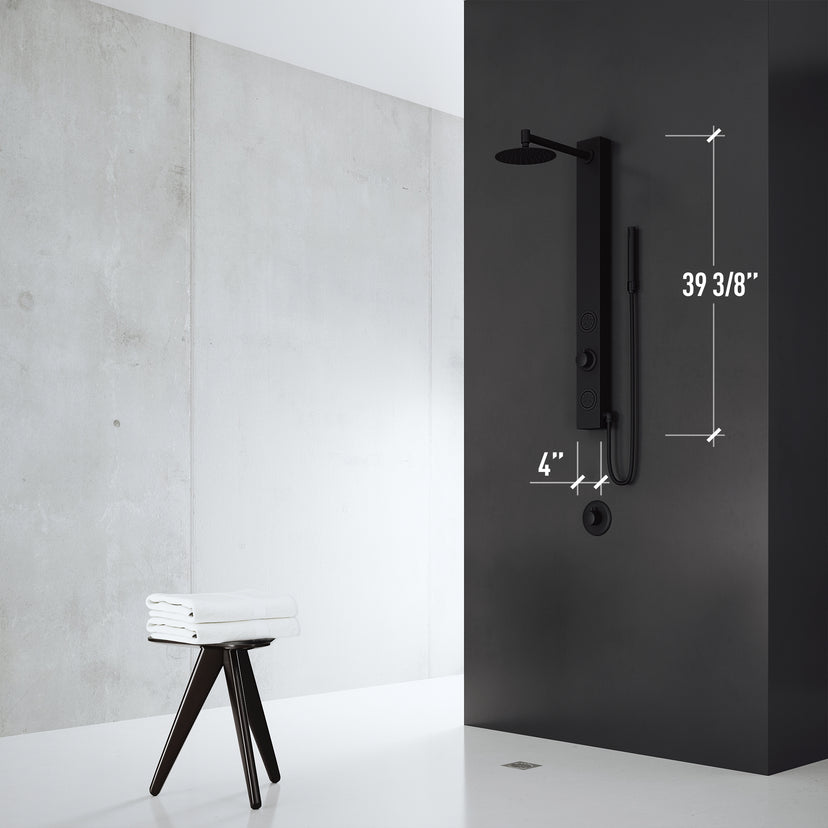 Meridian Retrofit 2-Jet Shower Panel System