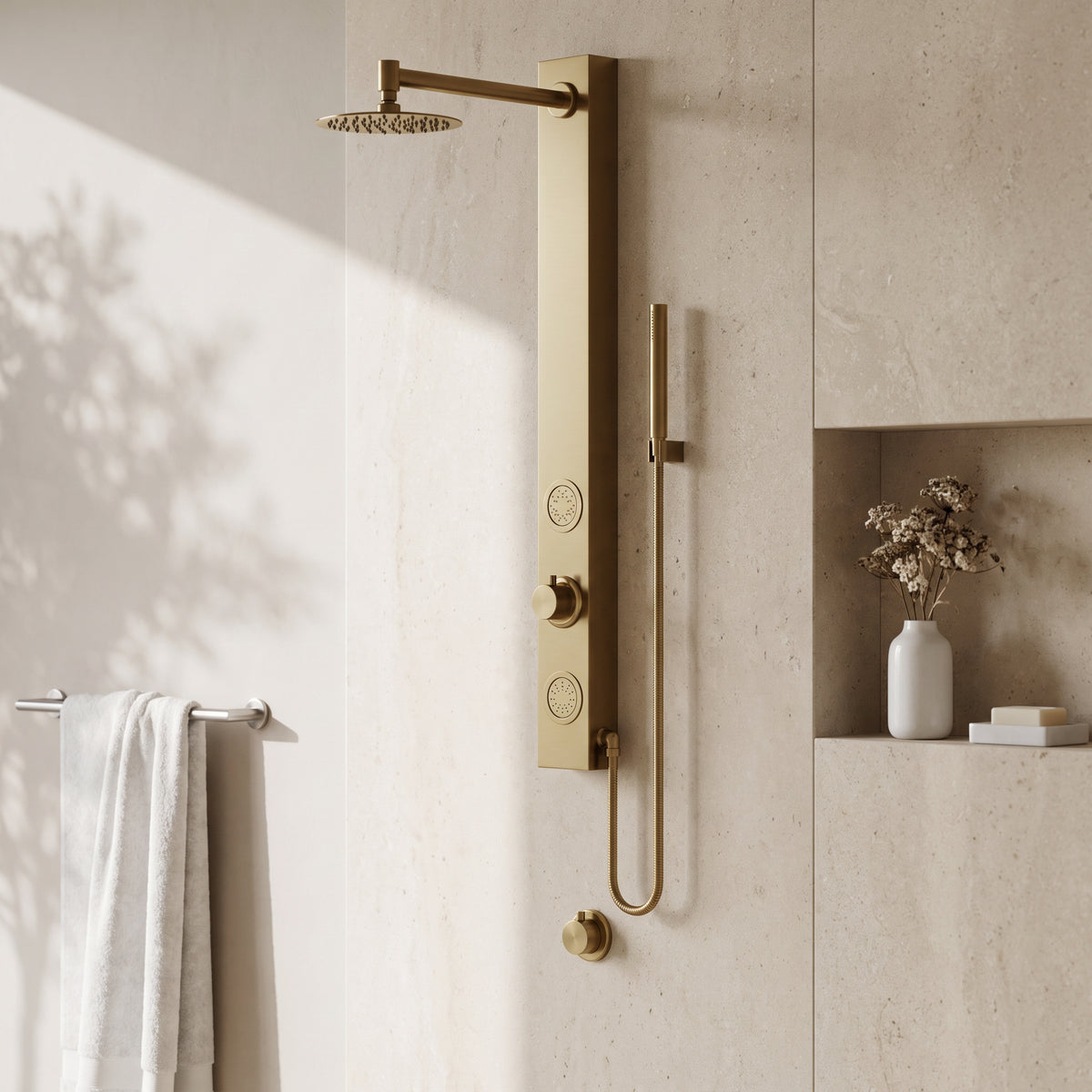 Meridian Retrofit 2-Jet Shower Panel System
