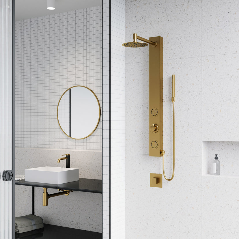 Meridian Retrofit 2-Jet Shower Panel System