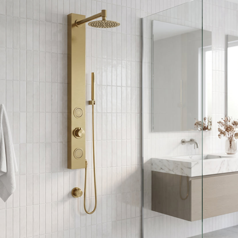 Meridian Retrofit 2-Jet Shower Panel System