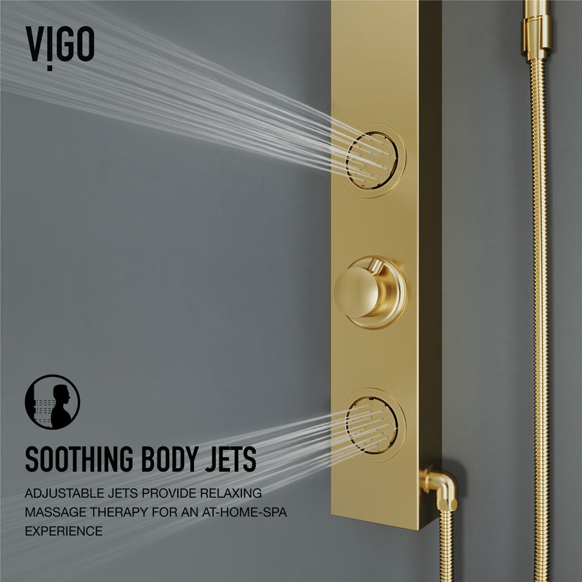 Meridian Retrofit 2-Jet Shower Panel System