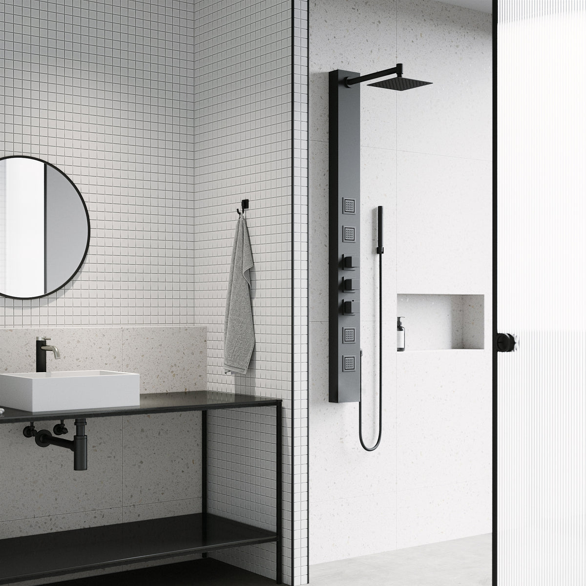 Davidson Sutton 4-Jet Shower Panel System