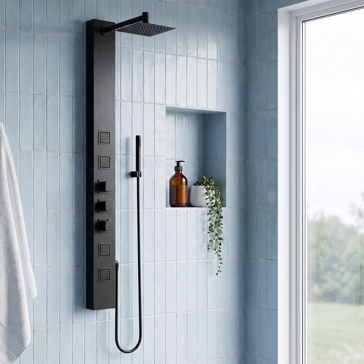 Davidson Sutton 4-Jet Shower Panel System