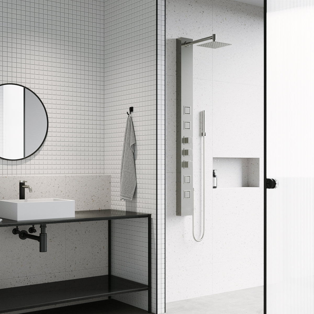 Davidson Sutton 4-Jet Shower Panel System