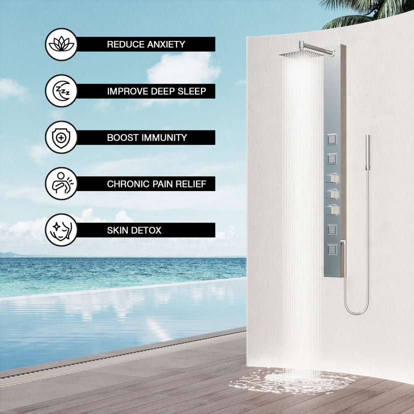 Davidson Sutton 4-Jet Shower Panel System