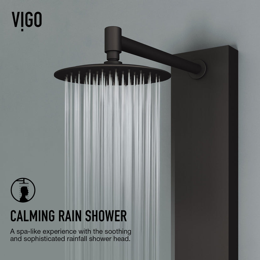 Wall mount shower unit with body spray, hand shower, and kink-free hose