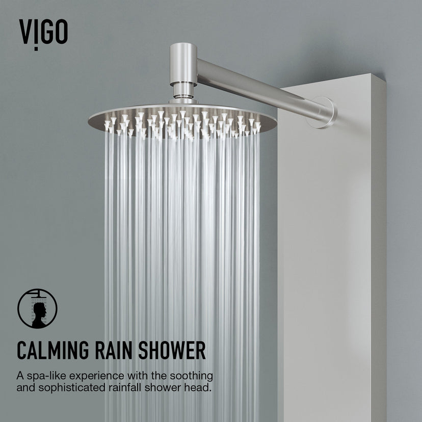 Wall mount shower unit with body spray, hand shower, and kink-free hose