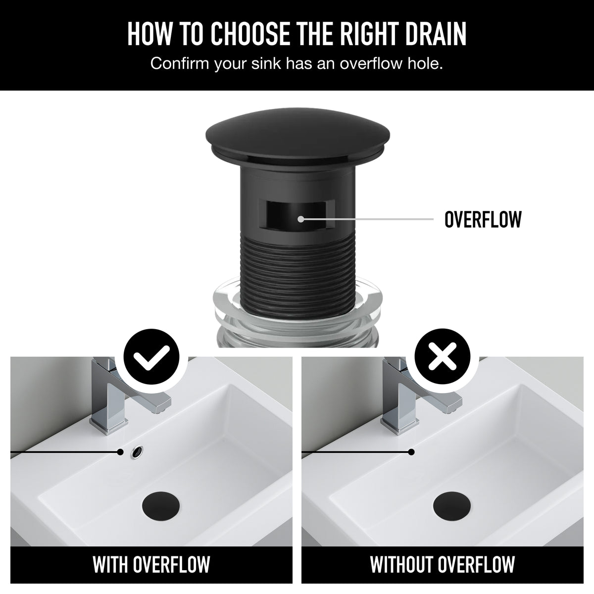 Davidson Bathroom Sink Pop Up Drain Stopper