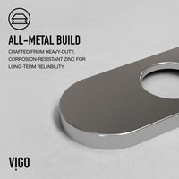 Contemporary zinc faucet accessory, brushed nickel finish