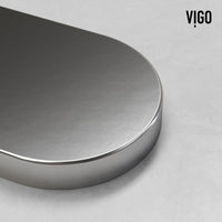 Zinc bathroom accessory in brushed nickel, 0.375 height
