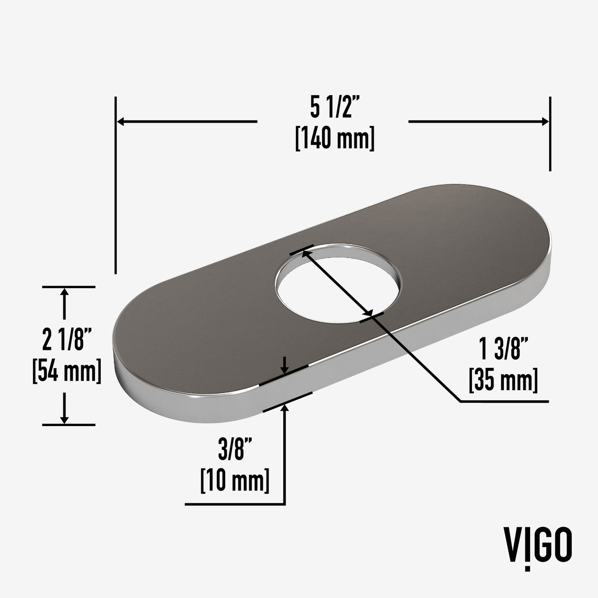 Sleek modern faucet accessory with brushed nickel finish