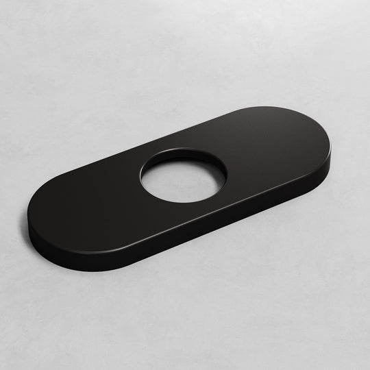 Modern matte black zinc faucet accessory for bathroom