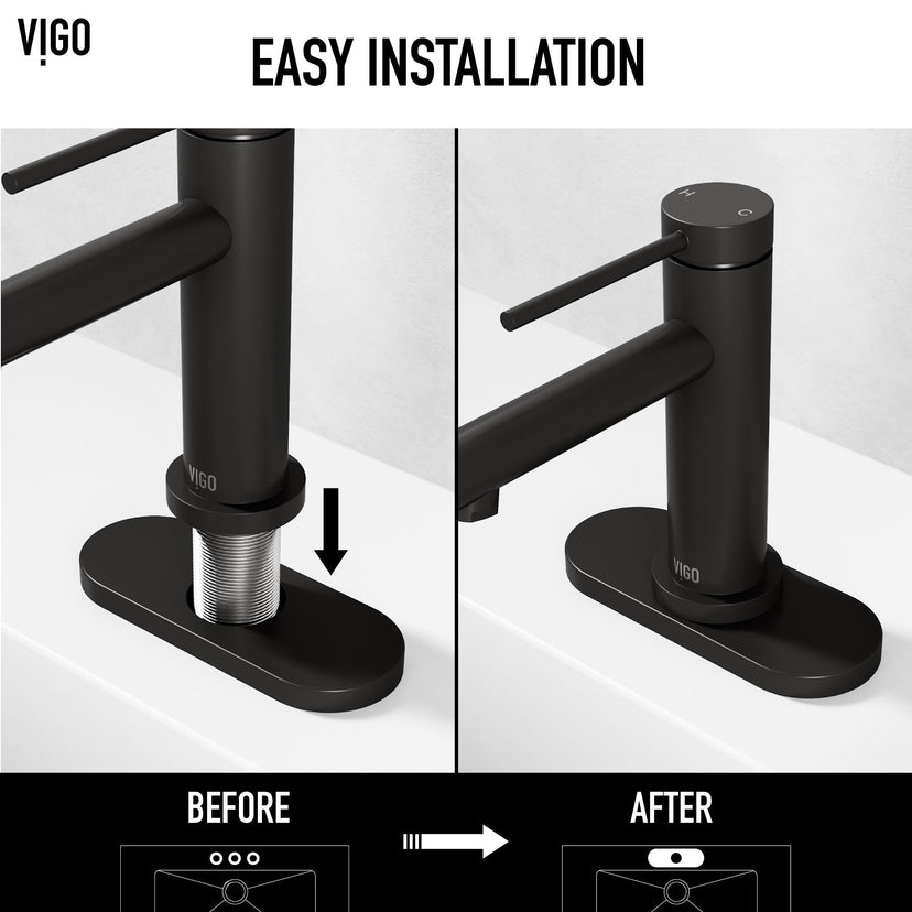 Matte black bathroom faucet accessory, sleek contemporary style