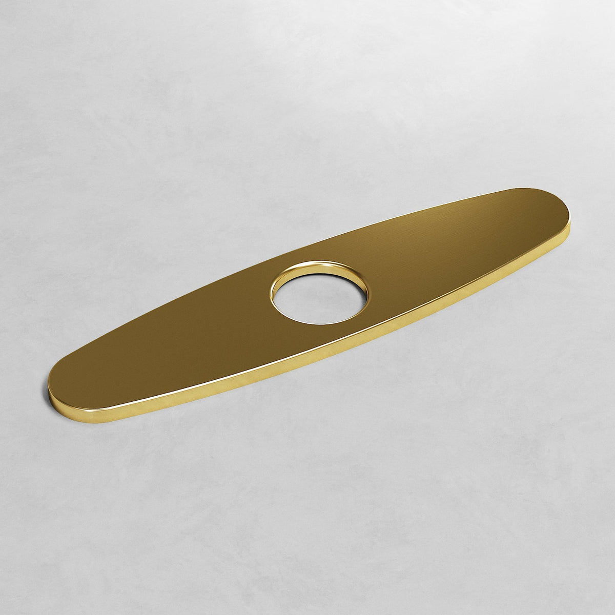 Matte brushed gold faucet accessory for modern kitchen
