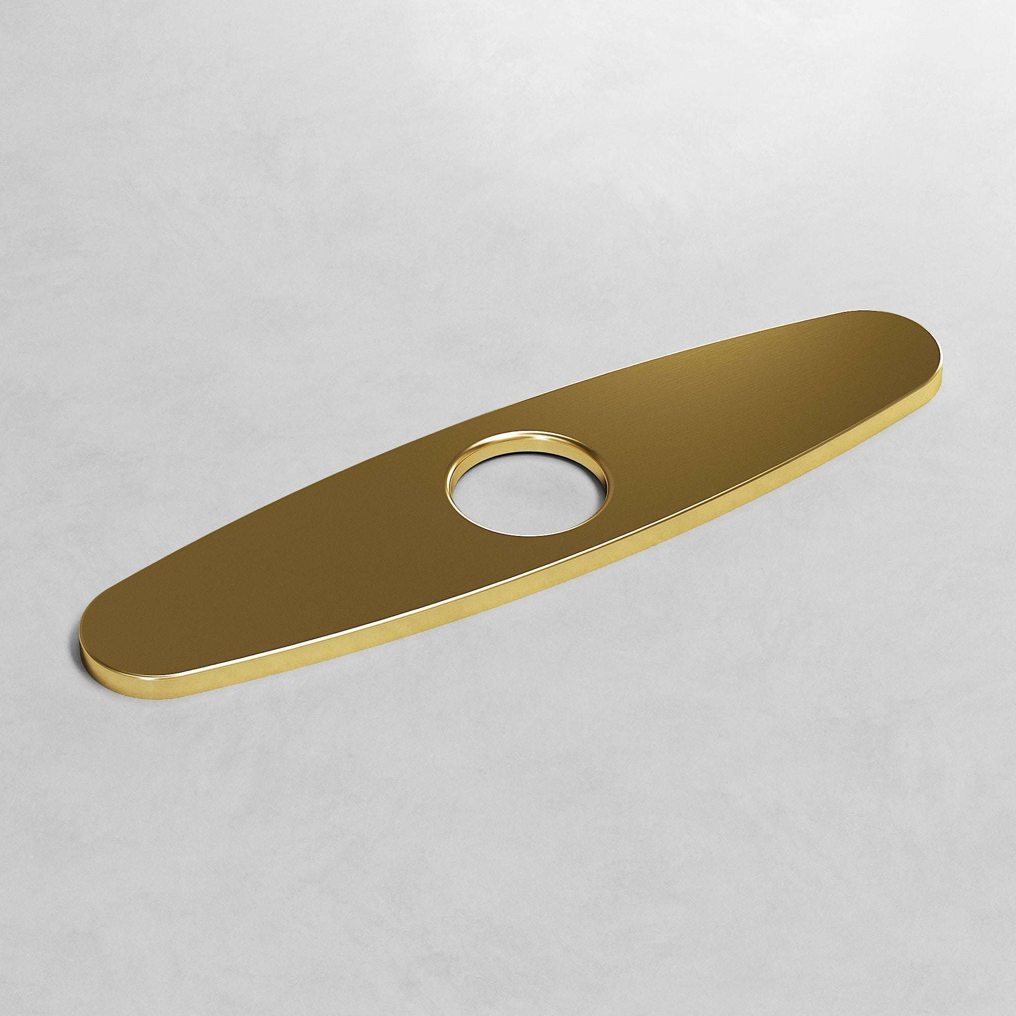 Matte brushed gold faucet accessory for modern kitchen