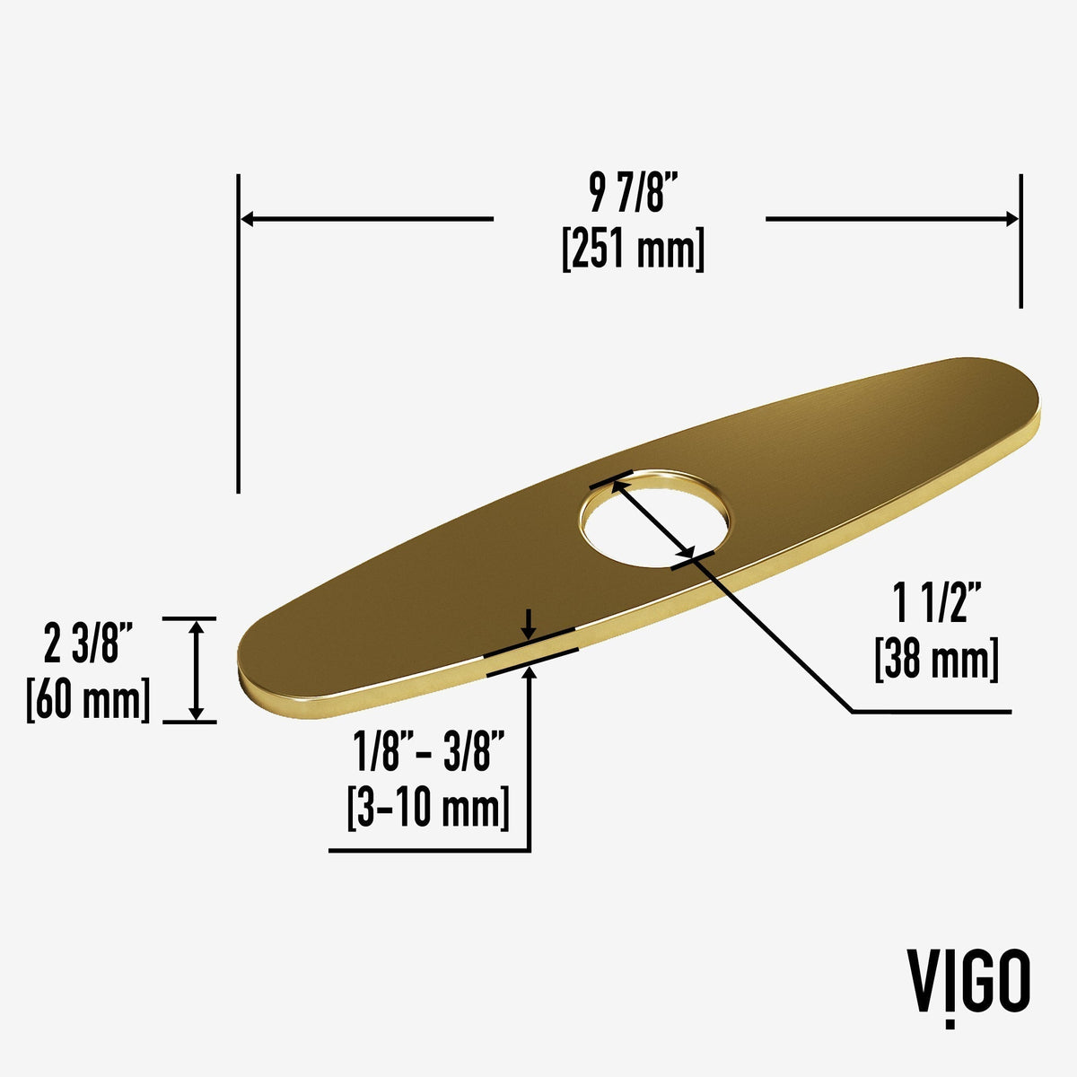 Stainless steel matte brushed gold faucet accessory for modern kitchen