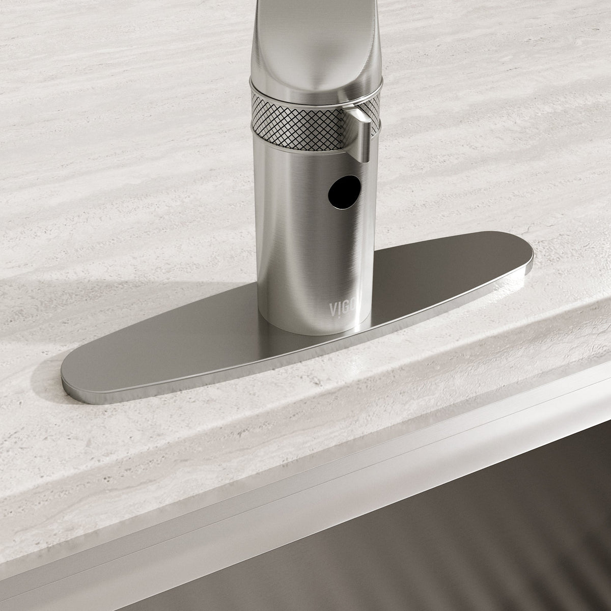 Modern stainless steel kitchen faucet accessory