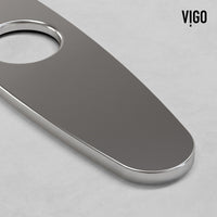 Stainless steel finish kitchen faucet accessory for modern style