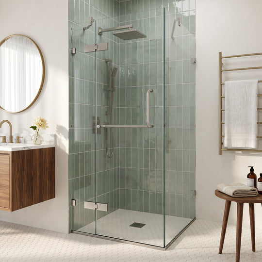 Monteray Frameless Square Shower Enclosure